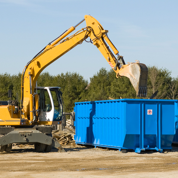 is there a minimum or maximum amount of waste i can put in a residential dumpster in Mapleton PA